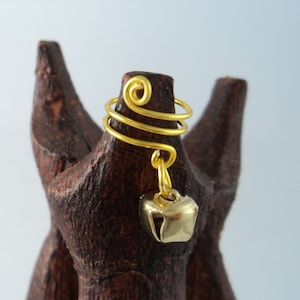 Bell Ear Cuff - Conch Ear Cuff - Bell Cuff - Jingle Bell Ear Cuff - Holiday Earrings - Bell Earrings - Christmas Ear Cuff - Jingle Earrings