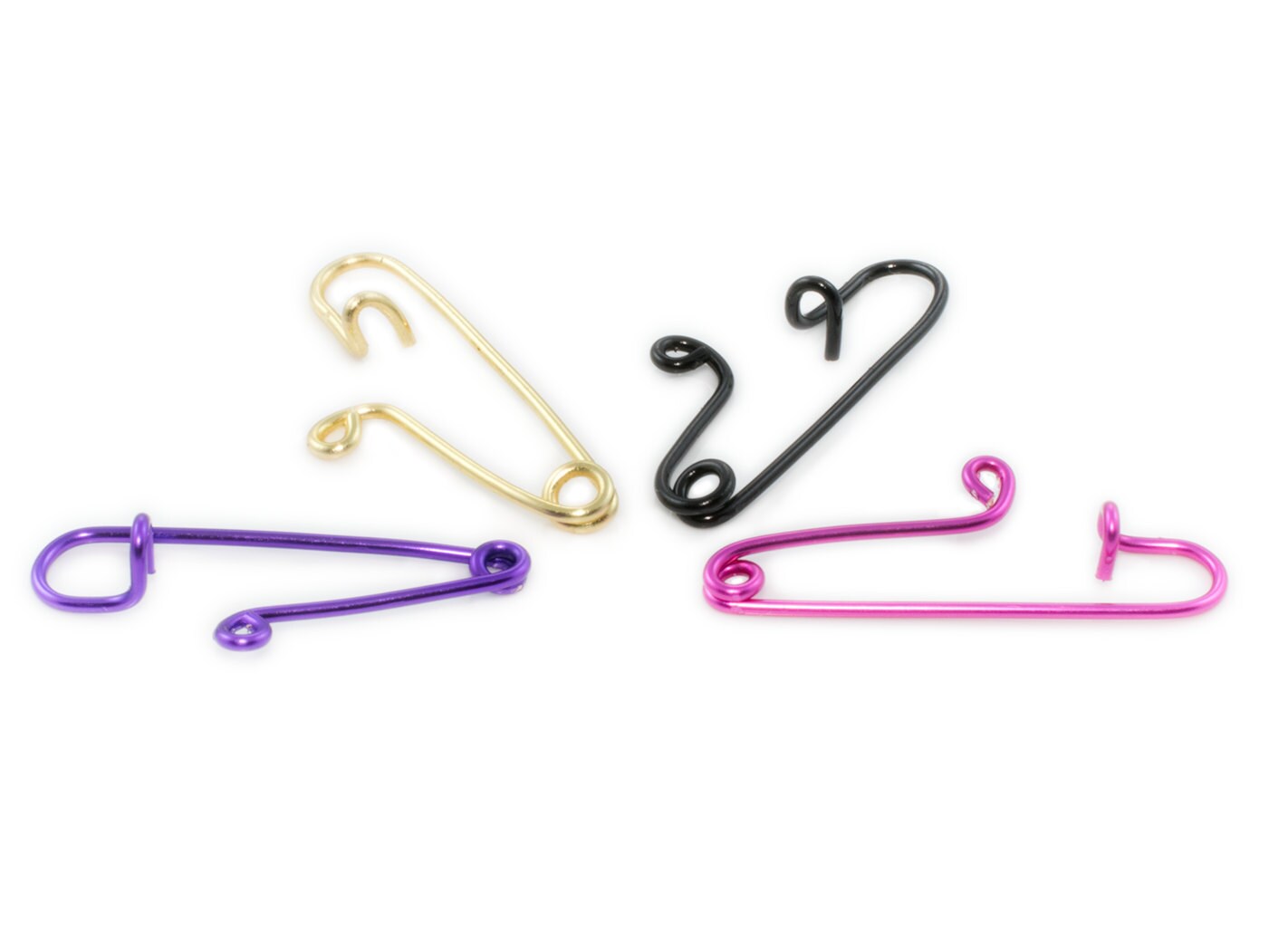 Safety Pin Earring - Safety Pin Jewelry - Safty Pin Earring Safety Pin Earring - Safety Pin Jewelry - Safty Pin Earring
