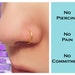 see more listings in the Nose Cuffs (no piercing) section