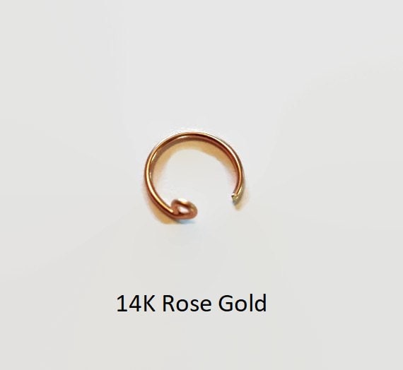 Fake Nose Ring Clip on Nose Ring Faux Nose Ring Hoop Etsy