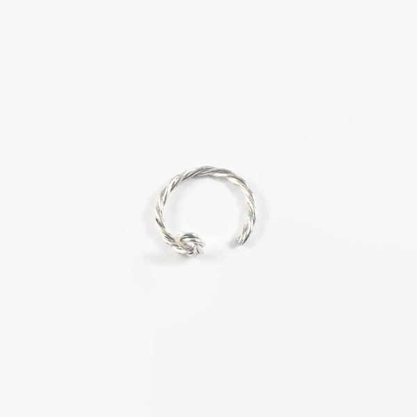 Fake Nose Ring Twisted Wire - Non Tarnish Nose Ring - Faux Nose Ring - Fake Nose Ring - Clip On Nose Ring