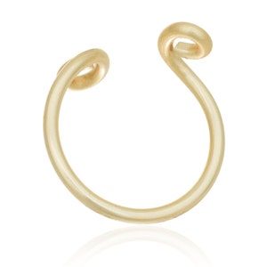 Single Hoop Ear Cuff - Ear Cuff Hoop - Hoop Ear Cuff - Faux Cartilage Ring - Faux Ear Ring - Fake Ear Hoop