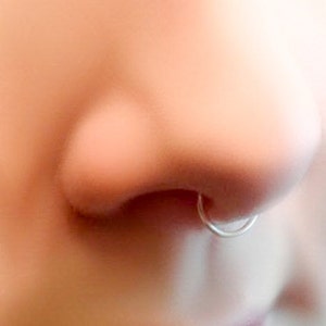 Fake Septum Ring - Kunst Septum Ring - Septum Ring - Septum Manschette - Clip on Septum Ring - Septum Hoop
