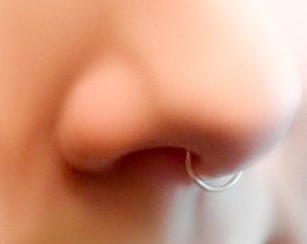 Fake Septum Ring - faux septum ring - septum ring - septum cuff - clip on septum ring - septum