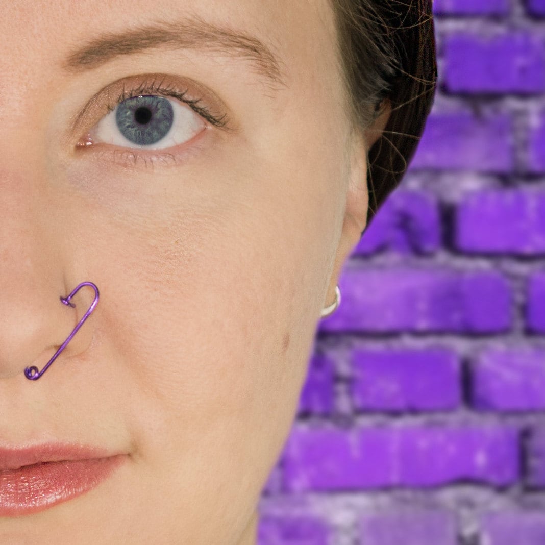 Safety Pin Earring - Safety Pin Jewelry - Safty Pin Earring Safety Pin Earring - Safety Pin Jewelry - Safty Pin Earring
