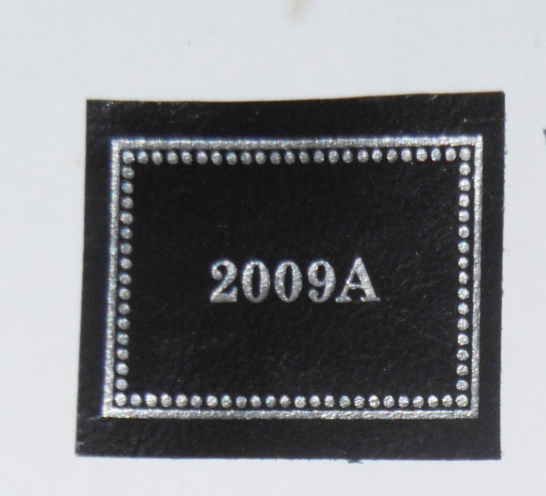 Book/album Leather Labels - Personalized In Gold Or Silver/ Great For