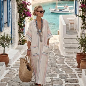 beach dress fabric Ruffle Maxi Dress, Long Flowy Beach Cotton Dress, Beach Bride