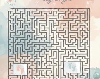 Gender Reveal Labyrinth / Geschlechtenthüllung per Labyrinth