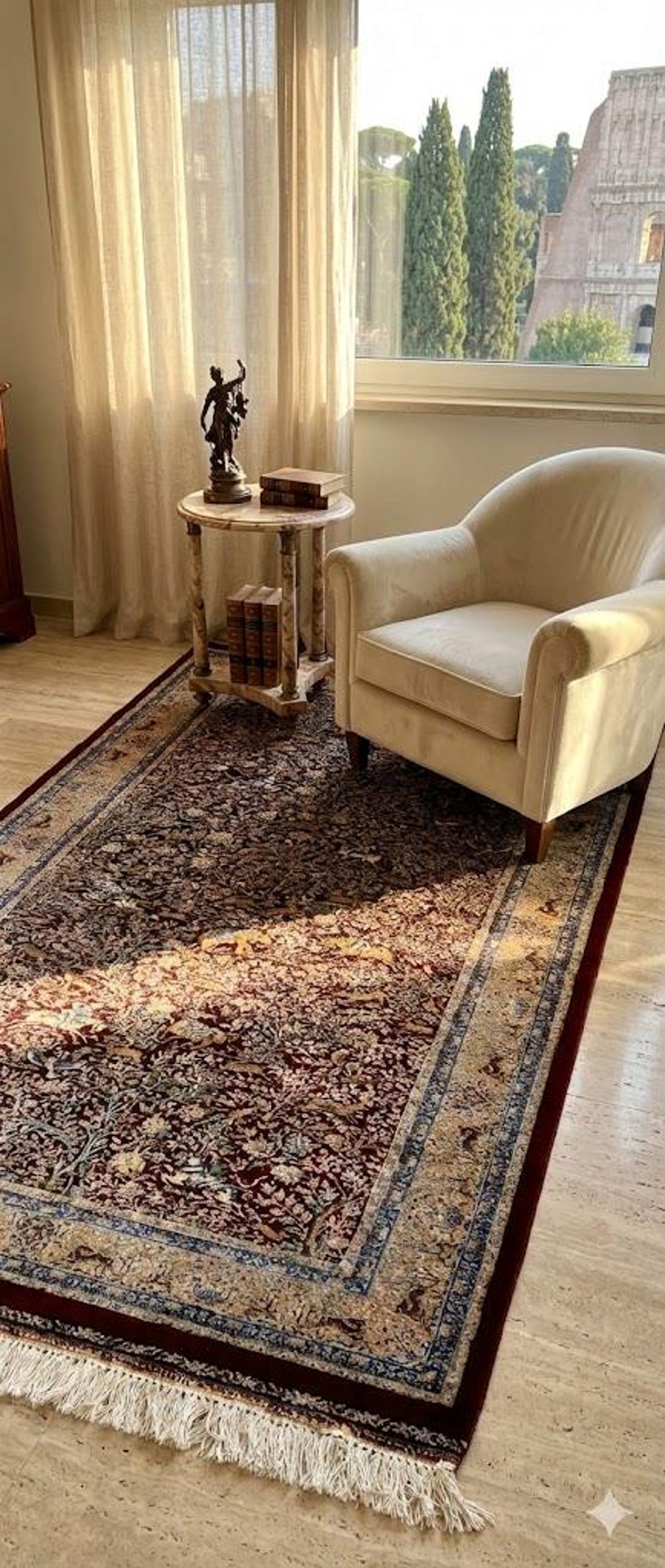 Luxury Persian Bamboo Silk Rug 3.3x6.6 Ft / 100x200 Cm – Robot-woven ...