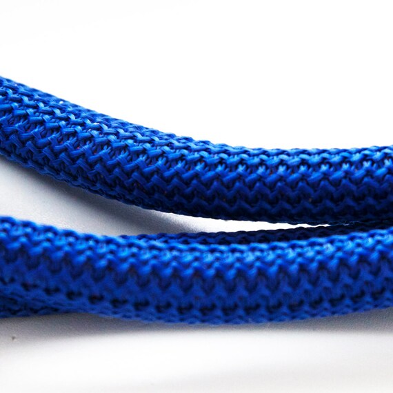 9-10mm Blue Braided Nautical Paracord, Blue Braided Rope Cord, Thick  Necklace Rope, Semisoft Climbing Cord, S 40 123
