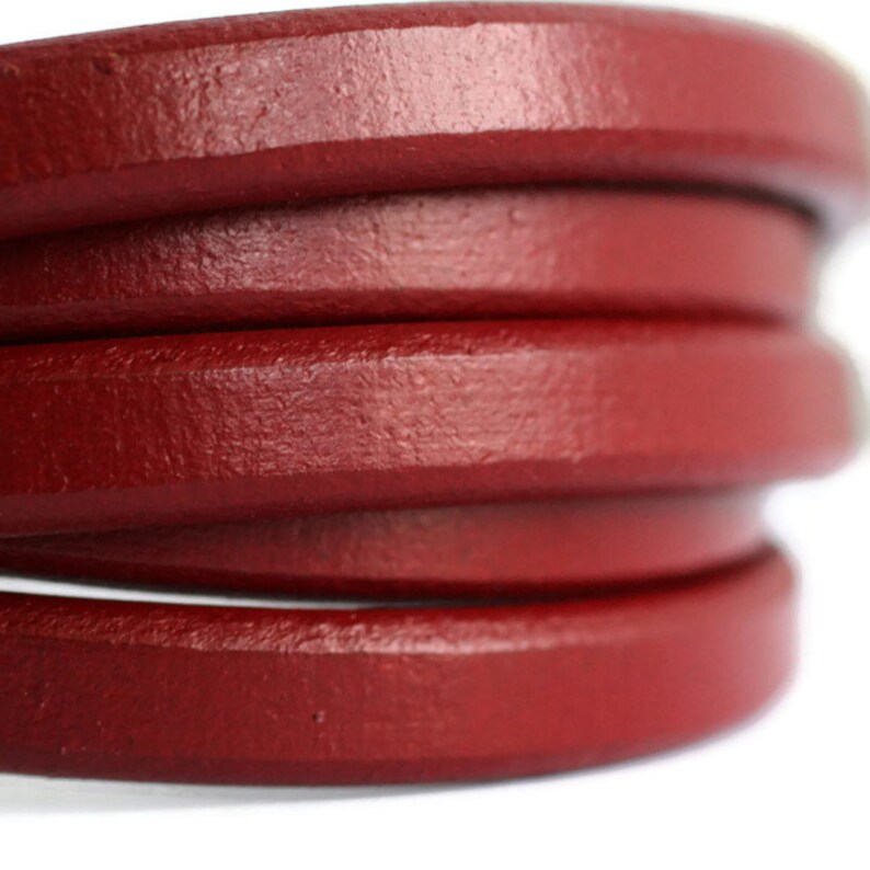 Burgundy Red Licorice Leather Cord, Licorice Leather, Greek Leather