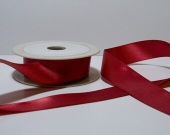 RED SATIN RIBBON (25mm) 10 m - 32.8 ft S 40 062