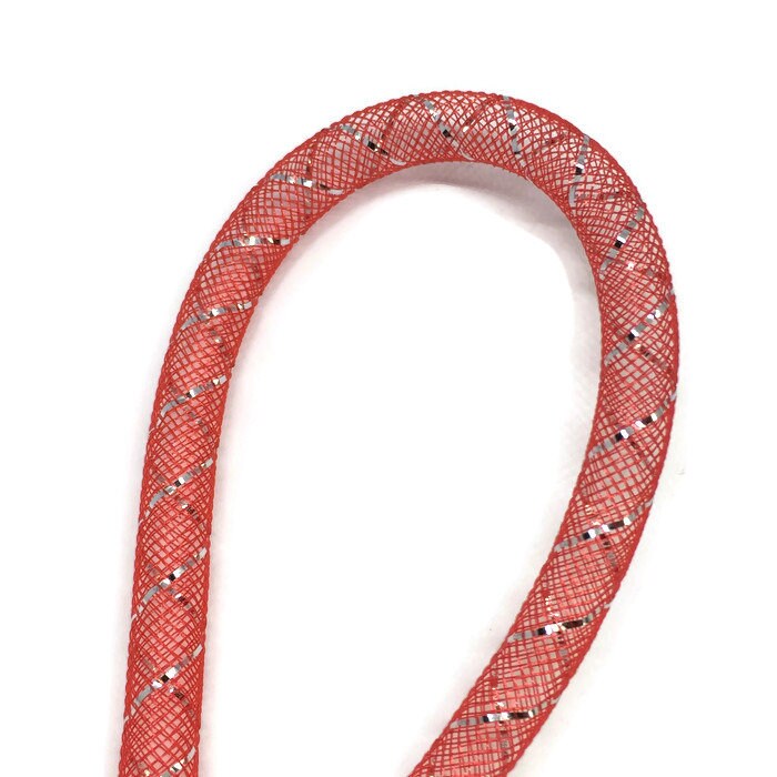 8mm Red Net Cord Mesh Tube Plastic Net Thread Cord Nylon Etsy