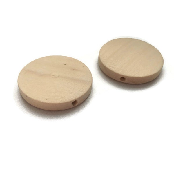 10 disques en bois inachevés, disques en bois naturel, pièces en bois, cercle en bois naturel, disques en bois inachevés, disques ronds en bois W 70 064