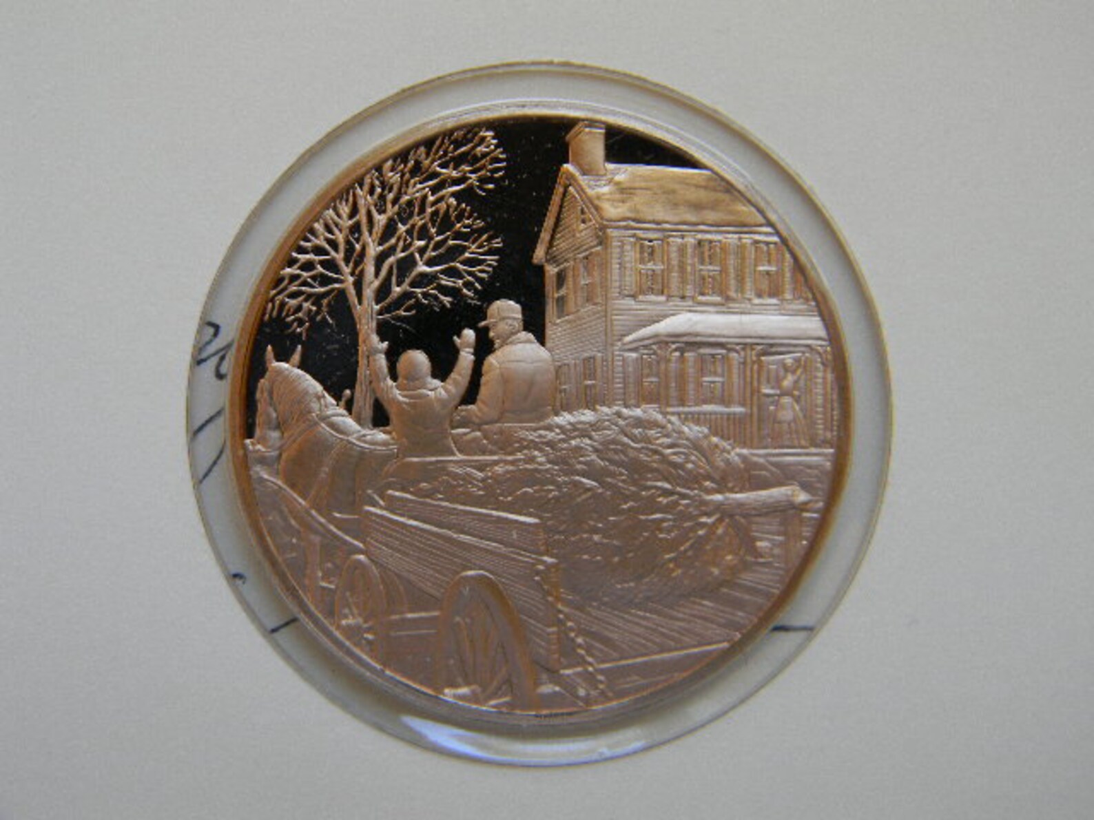 Franklin Mint Holiday Medallions Coins Cards Etsy