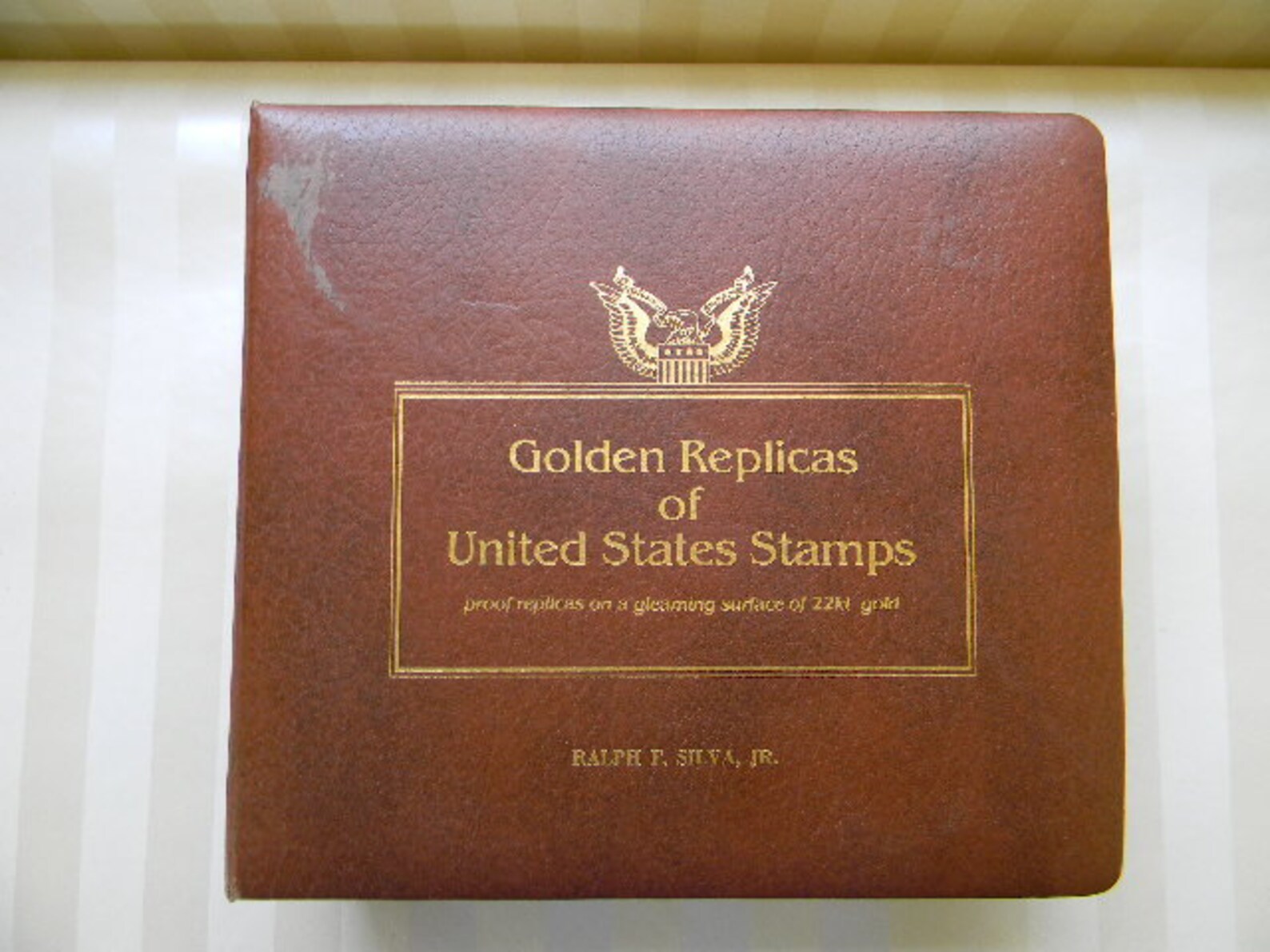 Golden Replicas of United States Stamps Stamp Album First Etsy