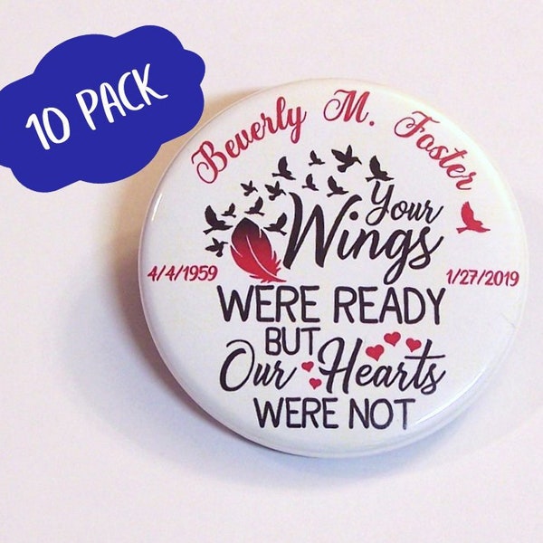 Memorial Buttons - Etsy