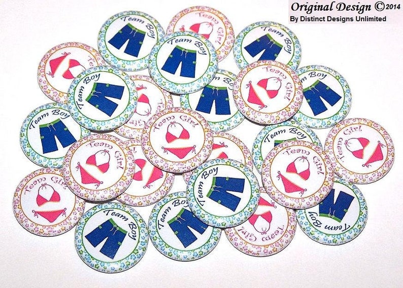 Bikini or Board Shorts Gender Reveal Party Summer Pool Party Etsy