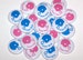 Football Helmet Gender Reveal Party (20 Pack) Buttons Team Pink Team Blue Baby Shower Favor 1' or 1.5' or 2.25' Pin Back Button Magnets 
