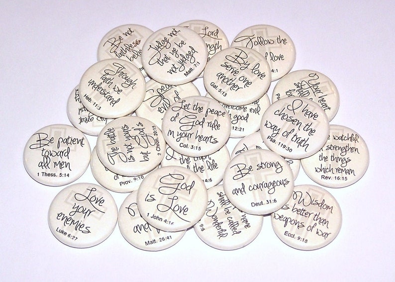 Cross Bible Verses Pins 10 Pack Religious Scriptures Pins Etsy