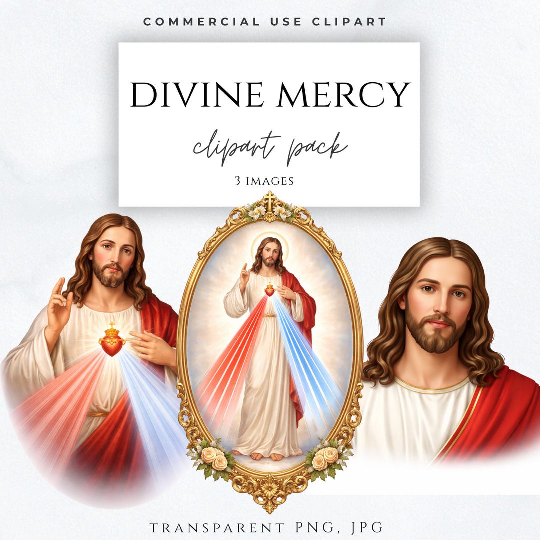 Mercy Rays Divine Mercy Clipart PNG | Jesus Divine Mercy Image Catholic Clip Art ...