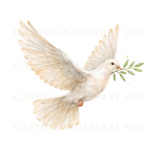 White Catholic baptism candle watercolor clipart with gold cross | Vela blanca de bautismo católico en acuarela con cruz dorada