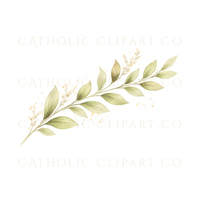 Gold Catholic cross watercolor clipart religious symbol | Cruz católica dorada en acuarela símbolo religioso