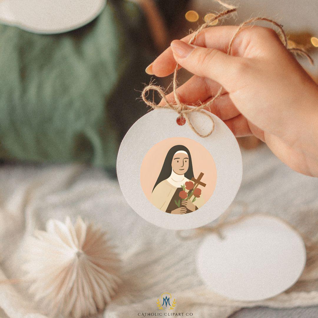 Catholic Saints Clipart Bundle | Saint Clipart PNG Set | Modern ...