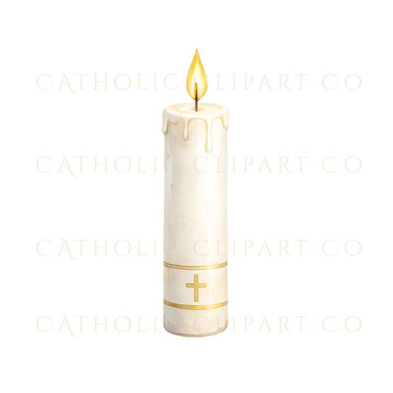 Catholic watercolor baptism shell with water drops clipart | Concha de bautismo católica en acuarela con gotas de agua