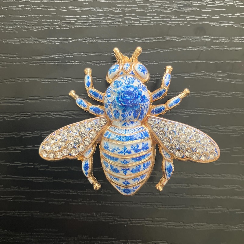 Delft Blue Bee - Etsy