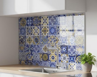 Motif Tempered Glass Wall Art: Abstract Home Decor