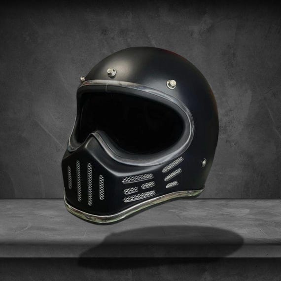 black matte motorcycle helmet chrome Samshield 2.0 Miss Shield face helmet designed for optimal protection and comfort LS2 Helmets Warrior Krome Assault