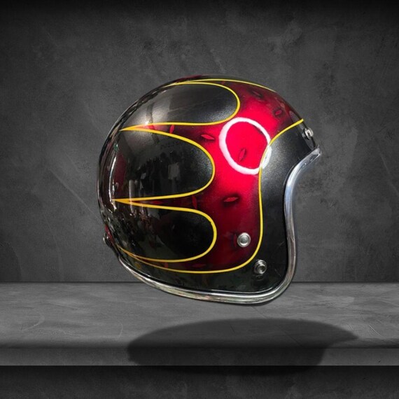custom painted motorcycle half helmets Helmet with Art M A V E R