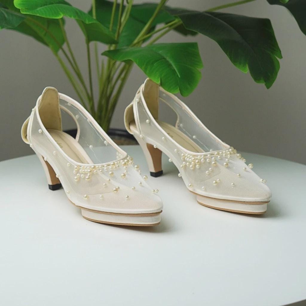 beige dress shoes for wedding HATCH Collection The Odette Ribbed Midi Dress in Ivory