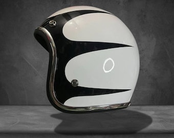 スリムヘッド500TXストライプベーシックハンドメイドバイクスタイルレトロ