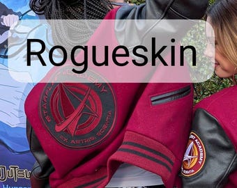 Academy Varsity Jacket By Rogueskin|Star Jacket Unisex  Costume Cosplay Academy Jacket Fleet