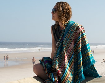 Handwoven Textile  Blanket | SALT AND SOL