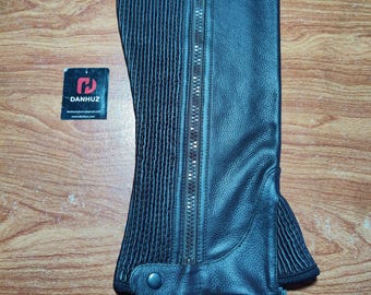 Leather Half Chaps | Unisex Horse Riding Gaiters