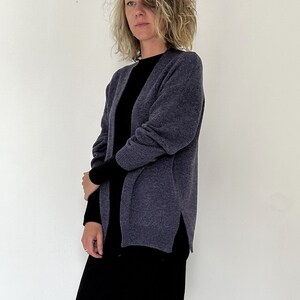 CARDIGAN EN LAINE, Pull d’hiver ouvert sur le devant, Pull en laine fait main, Cardigan en laine d’hiver, Cardigan en laine biologique, Pull en laine douce