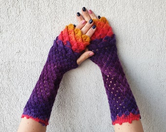Dragon Gloves - Fingerless gloves - Arm warmers