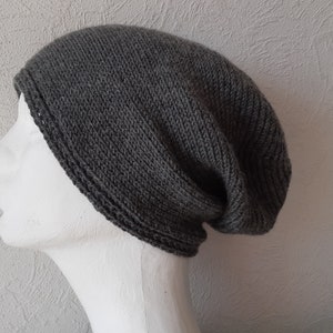 Slouchy Beanie,  Knitted Hat,Slouchy Hat, Mens Hats, Womens Slouchy Hat, Unisex Beanie.More colors.
