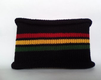 Gestricktes Herren Stirnband Jungs Strick Haar Wrap - Rasta Stirnband Jamaican Style Unisex Dreadlocks Tam Erwachsene Dread Band Tube Hat Dreadlock