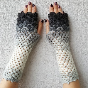 Fingerless Gloves Crocheted mittens Women gloves Winter gloves, arm warmers, wrist warmers