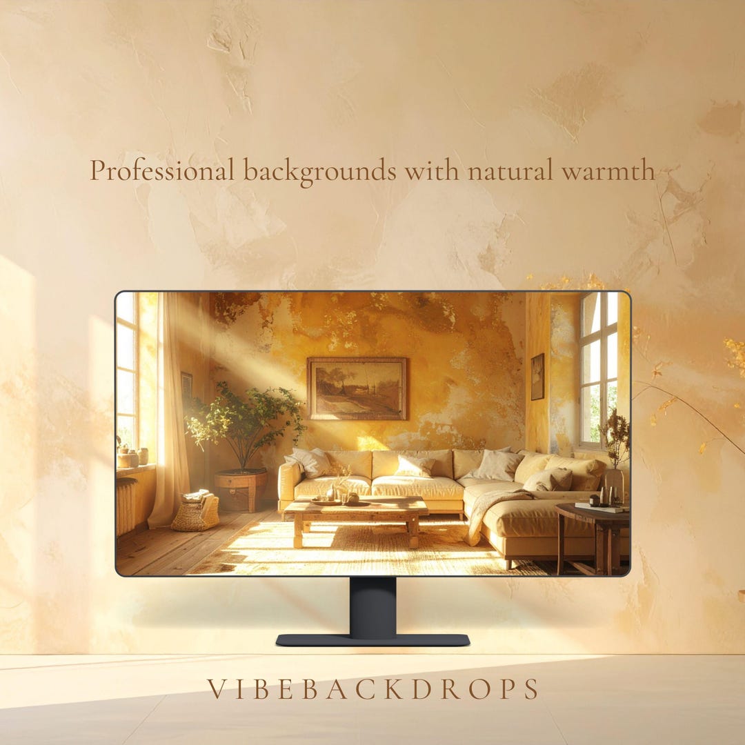 Rustic Golden Rustic Golden Interior With Warm Natural Light and Timeless Texture - Etsy