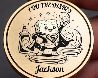 Personalized Funny Flip Decision Coin Gift for Boyfriend Girlfrend: Anniversaries Coin