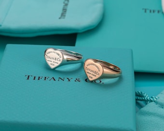 Tiffany comprando anillos, anillos de corazón, regalos para ella, regalos de Navidad, regalos para parejas