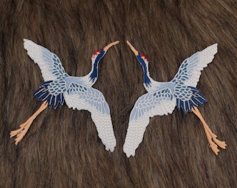 Grand Patch écusson Brodé Éléphant - Thermocollant - Pour Customiser Vêtements Accessoires - Upcycling - Projet Couture - DIY - Loisirs Créatifs