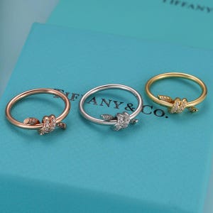 s925 silver knot ring, Tiffany women's ring, birthday gift for her