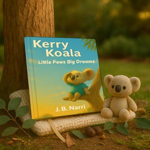 Kerry Koala Children's Book – NarriYarns Early Reader (A4 + A5 PDF)