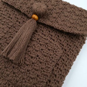 Crochet Phone Bag Pattern: Boho Crossbody with Pocket and Compartment (PDF) image 5